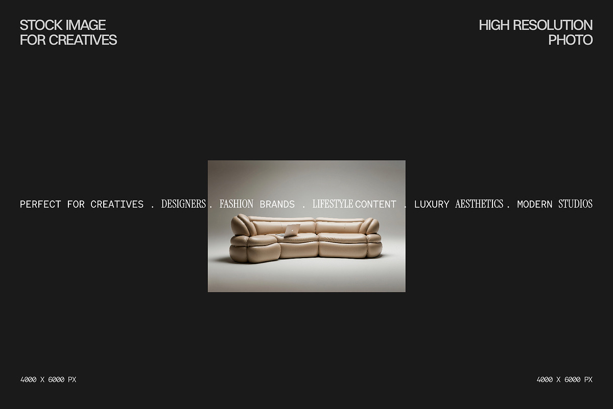 Modern Aesthetic Leather Sofa Photo, a Photo by Universo Gaia @doyougaia (Photo 3 of 4)