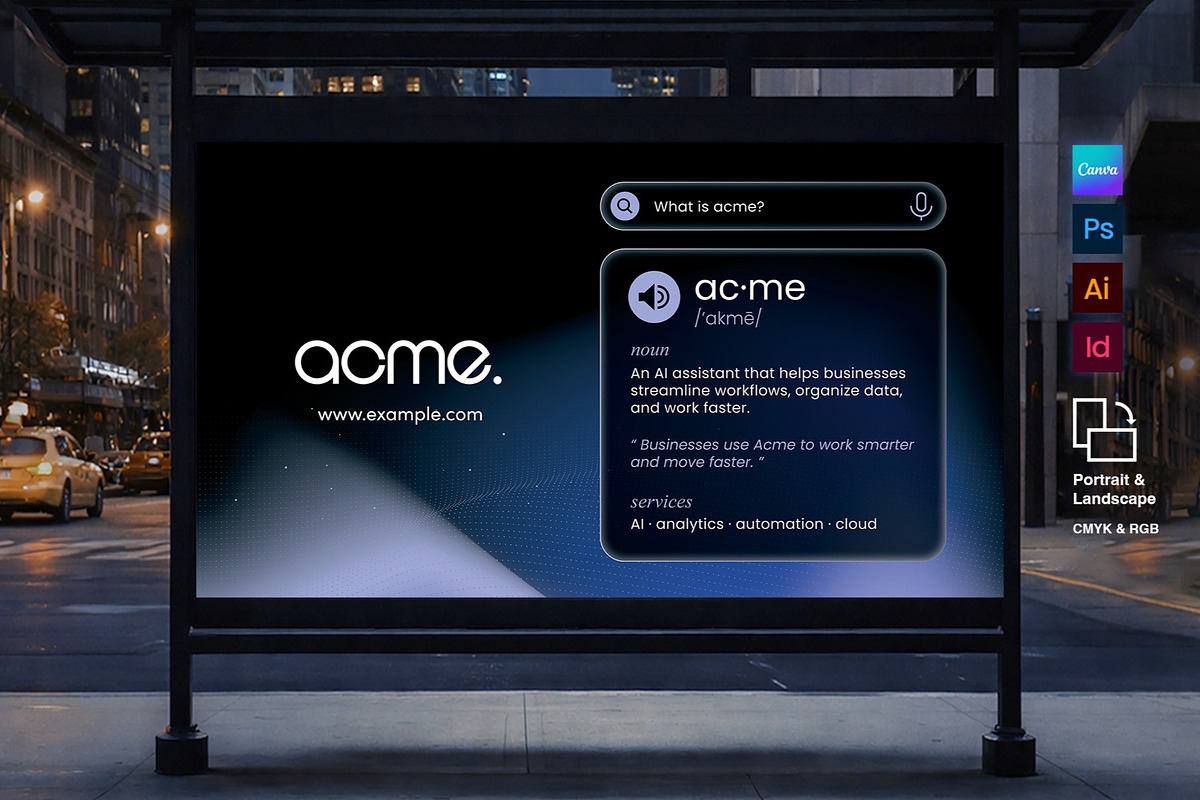 Search Suggestion Ad Concept Templat, a Marketing Template by BrandPacks (Photo 3 of 7)
