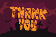Halloween Ghost - Decorative font, a Sans Serif Font by Brown Cupple (Thumbnail 6 of 6)