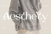 Aesthety Typeface, a Serif Font by Get Studio (Thumbnail 1 of 13)