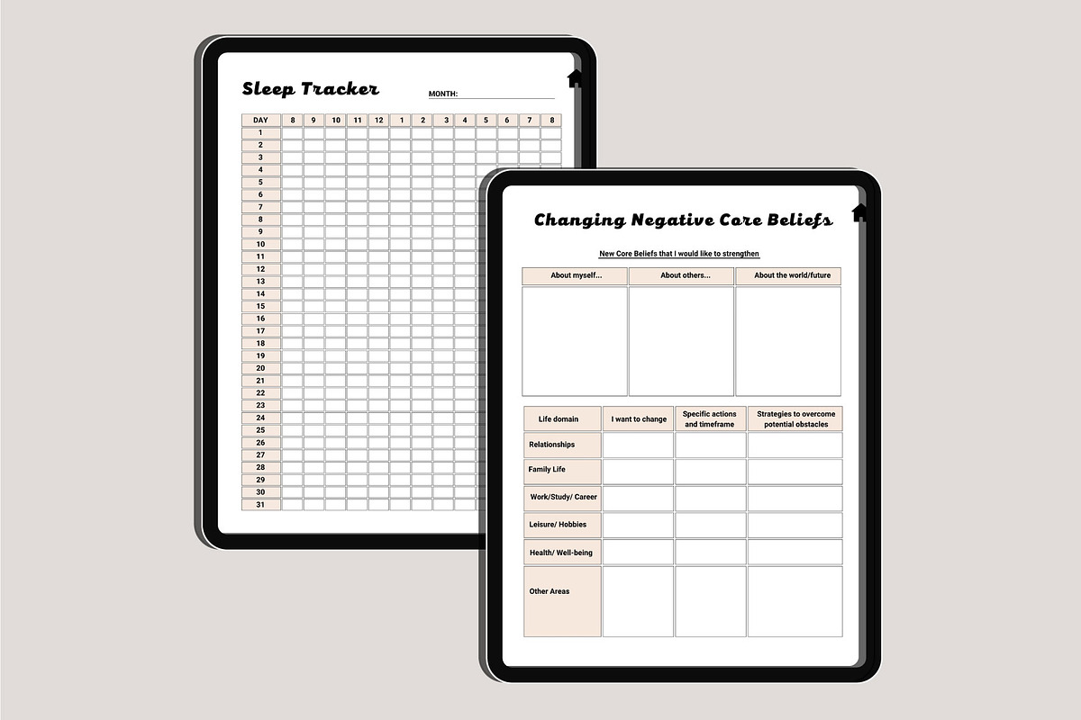 Digital 2024 Mental Burnout Workbook, a Presentation Template by Designmela01 (Photo 8 of 12)