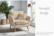 Armchair Upholstery Mockup, a Household Mockup by mock-ups (Thumbnail 8 of 12)