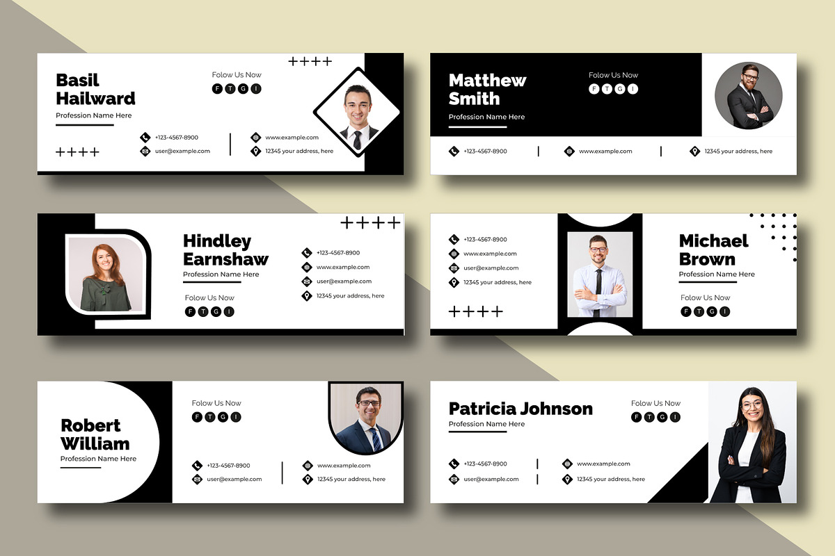 Email Signature, an Email Template by MightyDesign (Photo 2 of 5)