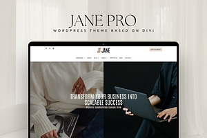 Business Jane Pro WordPress Divi 5, a WordPress Template by Lovely Confetti