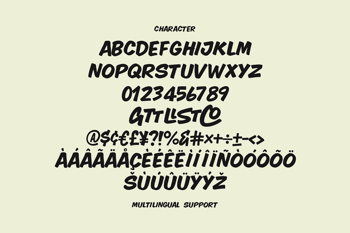 Copasty Lingers Bold Playful Brush, a Handwritten Font by Maulana Creative (Photo 7 of 7)
