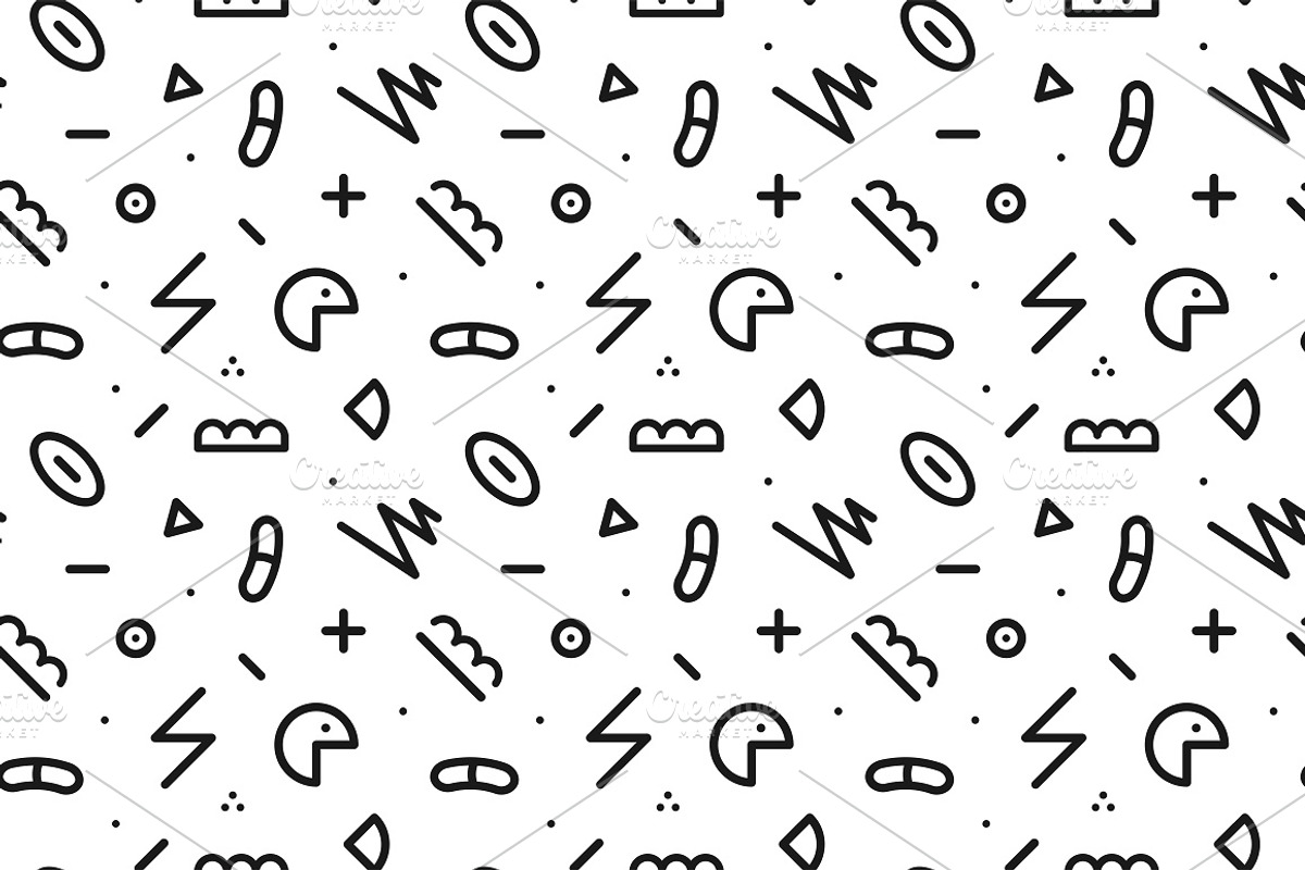 Trendy seamless retro patterns, a Pattern Graphic by ExpressShop (Photo 14 of 17)
