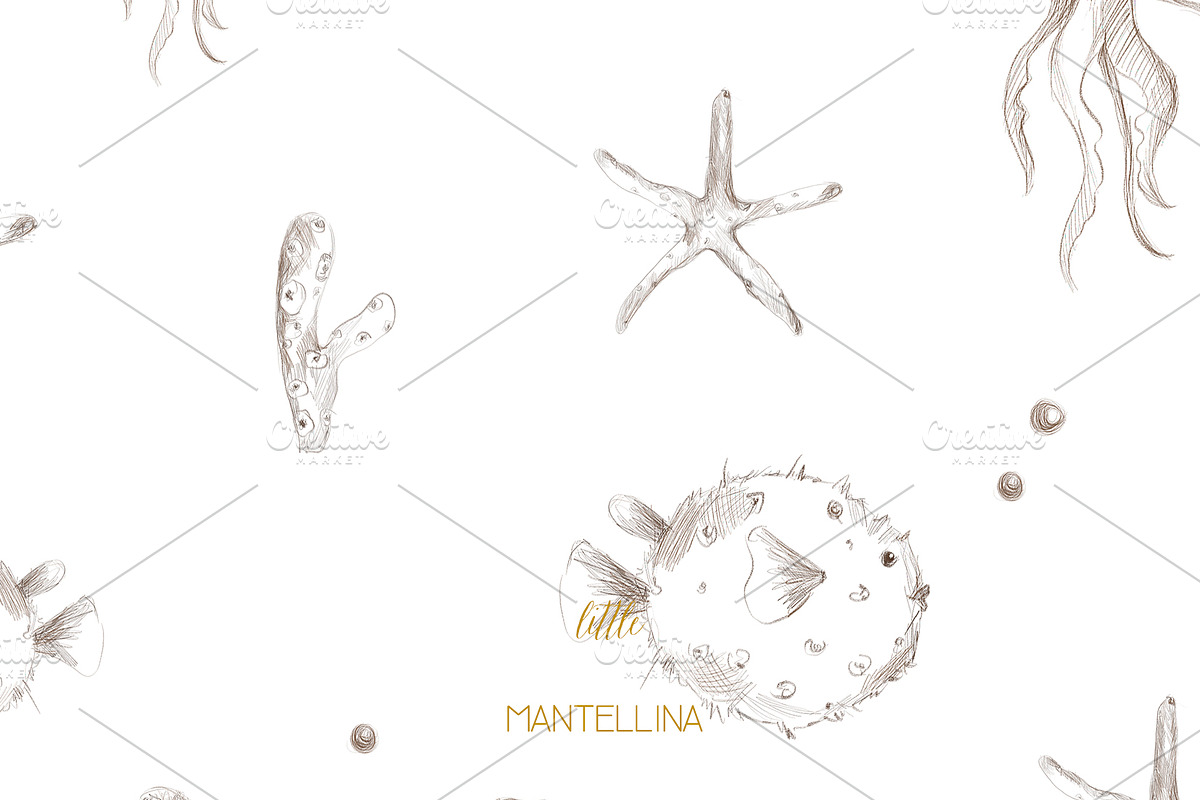 Wallpaper sea for kids, a Wallpaper Graphic by maniamantellina (Photo 2 of 3)