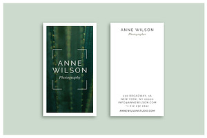 Botanical Business Cards