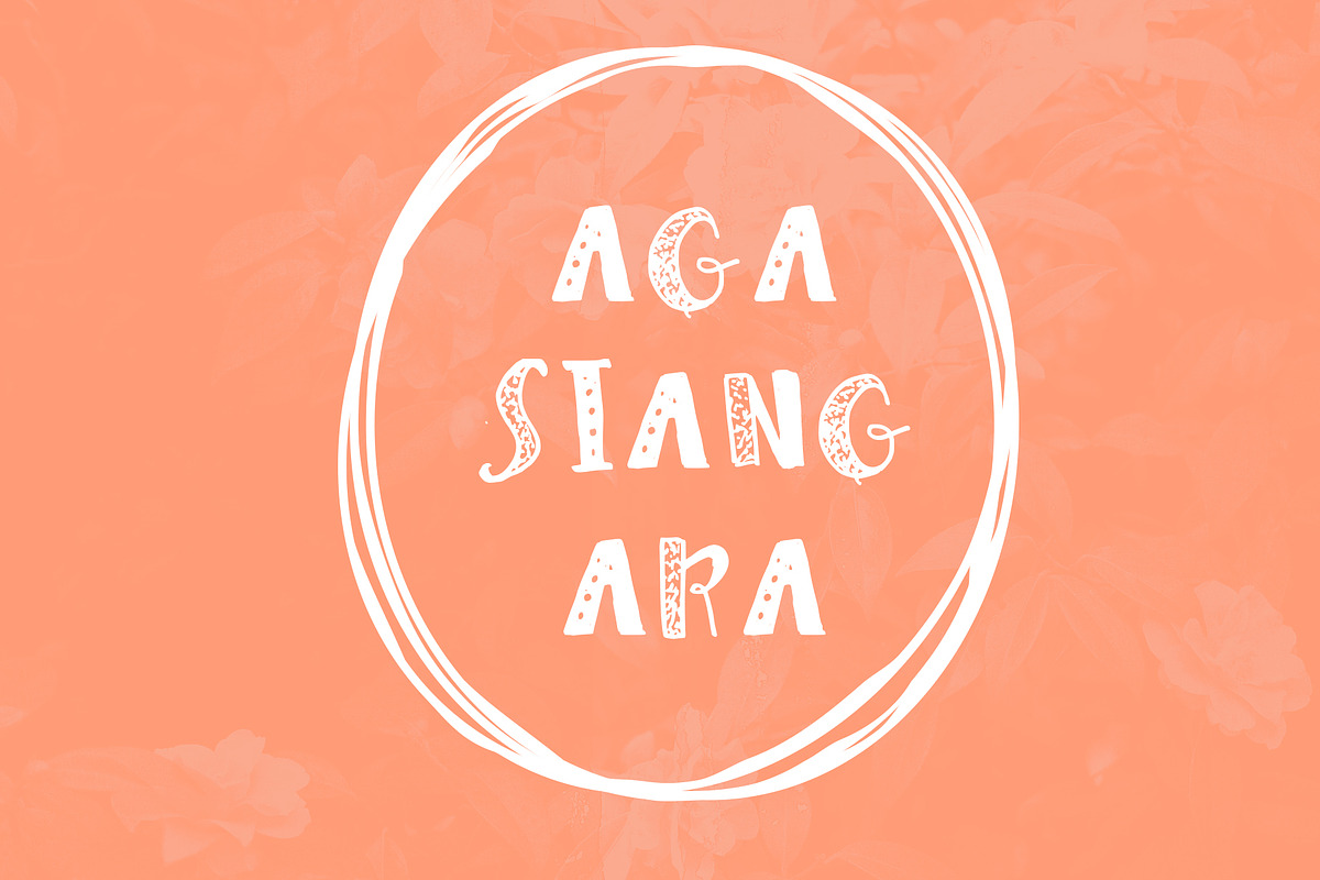 Agasiangara Font Kids Book & Fun