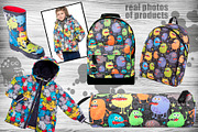 Monsters + patterns + banners, an Animal Illustration by eka panova (Thumbnail 5 of 5)