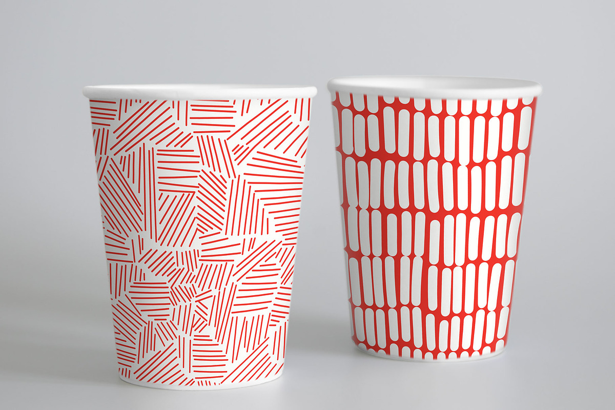 Hand-drawn Lines Seamless Patterns, a Pattern Graphic by STUDIO 17 (Photo 3 of 4)