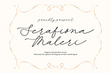 Serafiona Maleri Elegant Handwritten