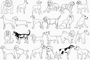 Dog Digital Stamps, a Graphic by Favorites_Art (Thumbnail 7 of 15)