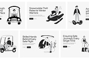 Vehicle Illustration Art Set, a Transportation Illustration by Vectors Market (Thumbnail 3 of 9)