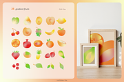 Fruit gradients & elements, a Texture Graphic by Katerina.Sea.Design (Thumbnail 4 of 10)