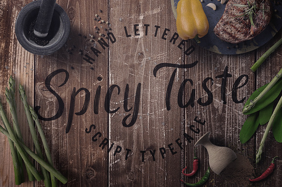 Spicy Taste typeface preview 7