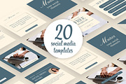 Canva Social Media Templates, a Social Media Template by SpaceShop (Thumbnail 1 of 3)