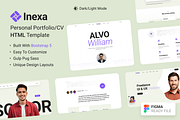 Inexa - Personal Portfolio HTML, a HTML Template by AliThemes (Thumbnail 1 of 10)