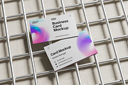 Business Card Design Mockup, an Advertising Mockup by Pikachudesign (Thumbnail 2 of 4)