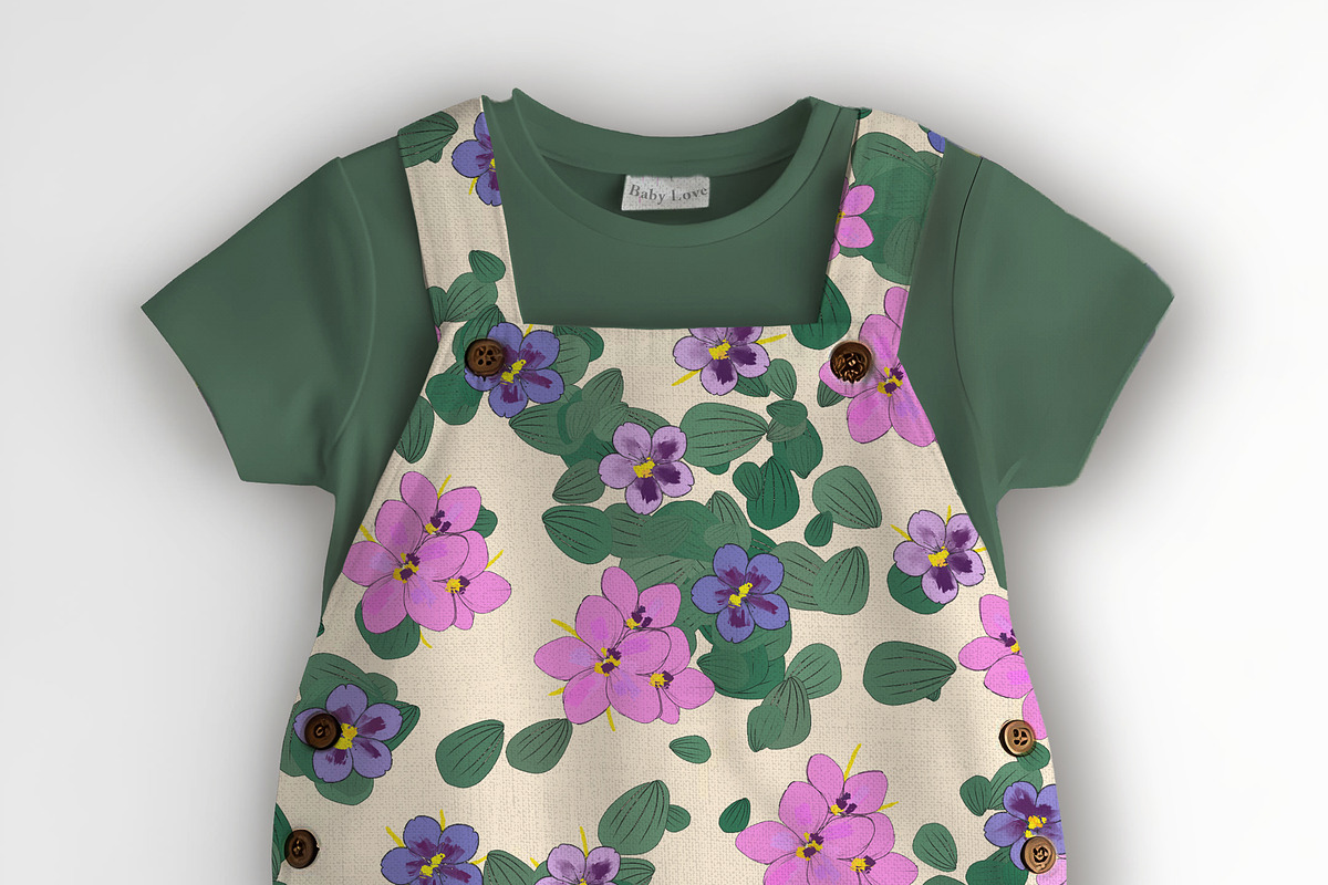 Baby Unisex Shortall Set Mockup, a Hoody Mockup by Nora Gad (Photo 12 of 16)