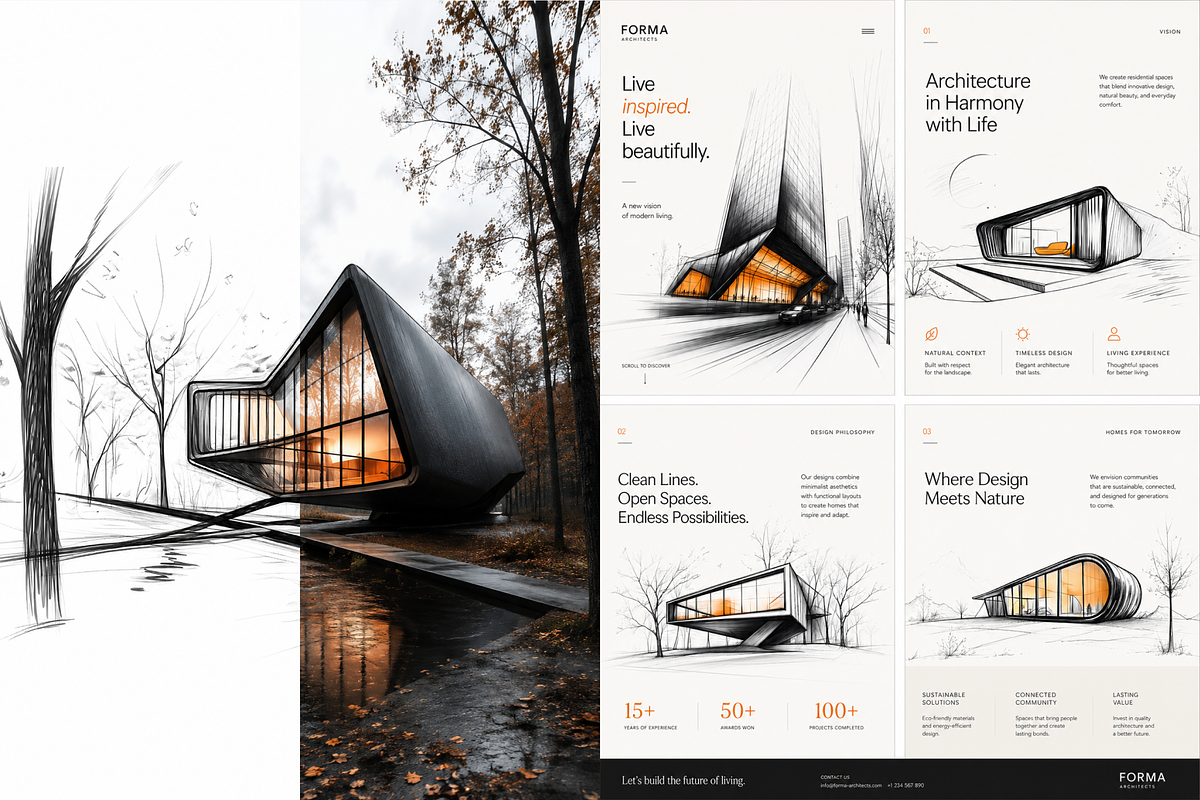 Houses Sketches JPG Collection, an Architecture Photo by Lumeno (Photo 6 of 9)