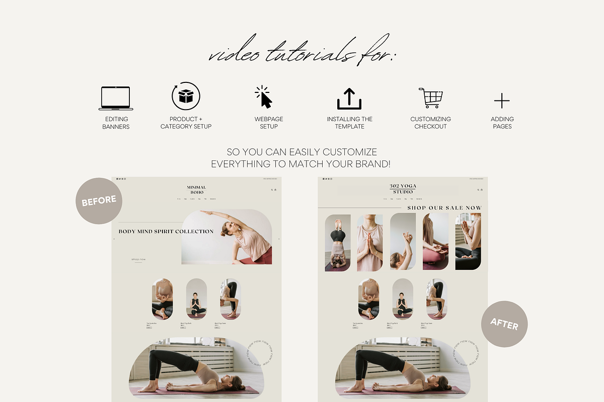 Boho Shopify Theme | Minimal Boho, a Templates & Theme by Easy Website Themes (Photo 7 of 8)