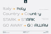 Exalted Extended, a Sans Serif Font by Zafara Studios (Thumbnail 7 of 12)