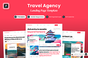 Traventura - Travel Agency, a Landing Page Template by SLAB! Design (Thumbnail 1 of 5)