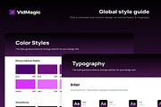 VidMagicAI Text to video creator app, an UI Kit Template by Creative Perspective (Thumbnail 3 of 6)