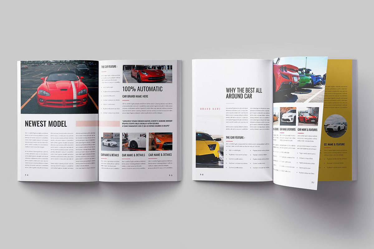 Car Magazine Template, a Magazine Template by ElvinPrint (Photo 3 of 8)