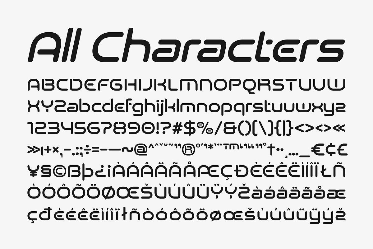 CS Cypher – Futuristic Font, a Sans Serif Font by Craft Supply Co. (Photo 8 of 8)