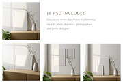 Photo Frame Mockups, a Print Template by simuradi (Thumbnail 10 of 11)