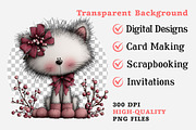 Whimsical Christmas Fluffy Cats, an Illustration by Dream Creation (Thumbnail 7 of 7)