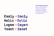 Wigola Mono - Monospace Family, a Sans Serif Font by Holyline Design (Thumbnail 3 of 15)