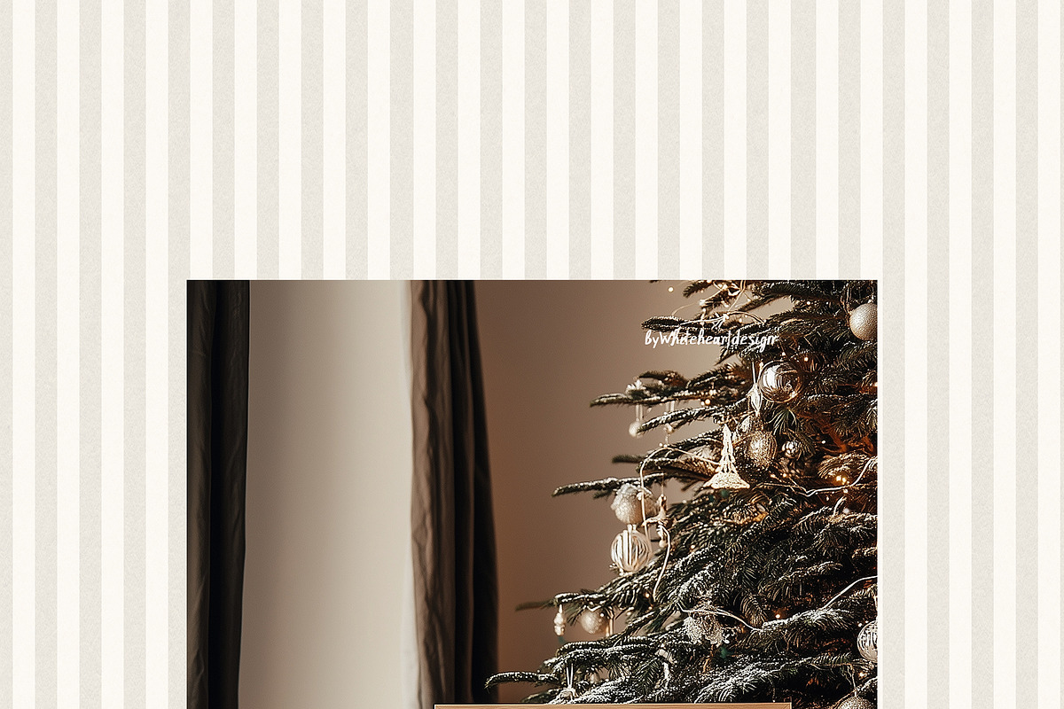 Christmas Frames Borders Templates, a Decorative Illustration by whiteheartdesign (Photo 12 of 24)