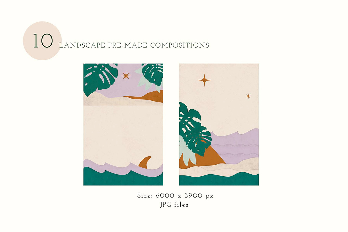 Pre-Made Shapes & Compositions, an Illustration by All This Concept (Photo 6 of 16)