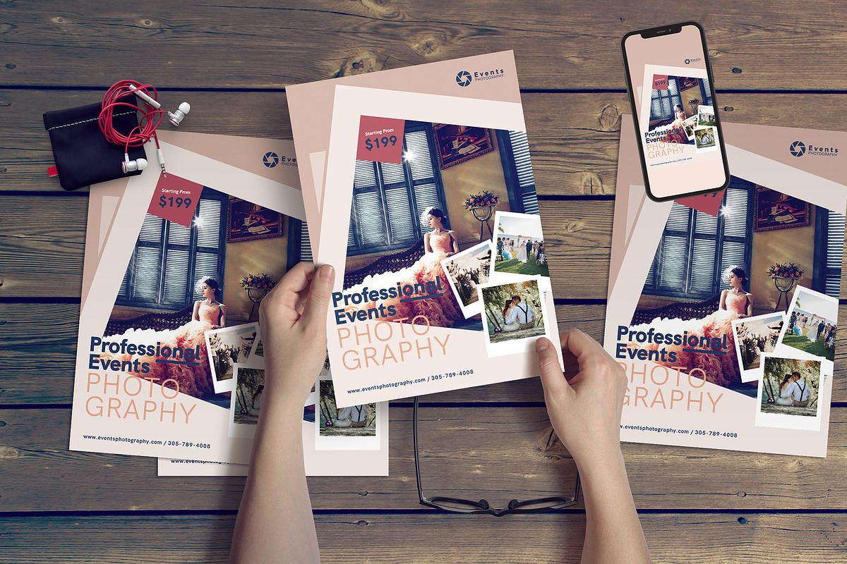 Photography Flyer Template, a Flyer Template by floringheorghe (Photo 2 of 4)