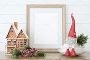 Christmas mockup., a Poster Template by MyHomeMockups (Thumbnail 4 of 7)