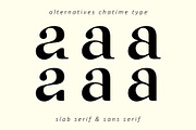 chatime - a bold ligature font, a Serif Font by NYDESIGN (Thumbnail 3 of 11)