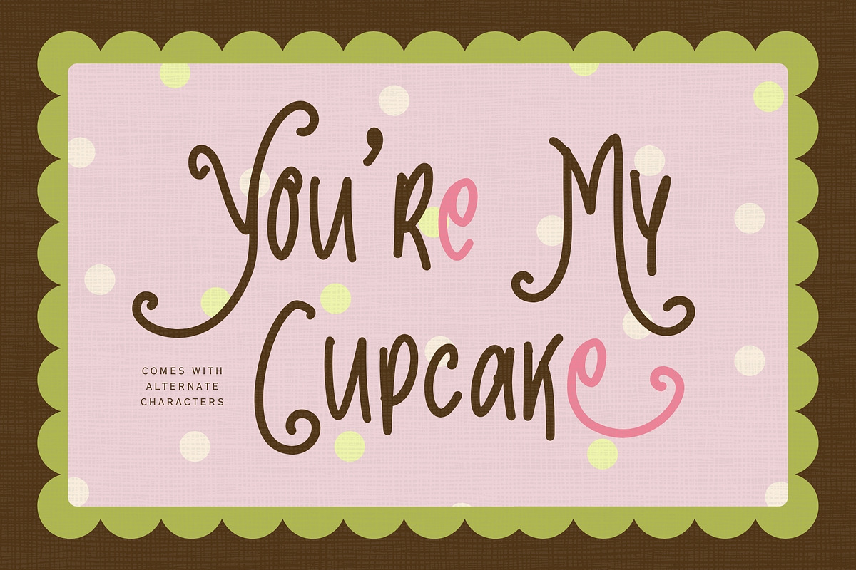 The Graceful Party Handwriting, a Handwritten Font by Sloulyfe (Photo 10 of 11)