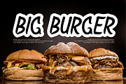 Burger Saouce - Food Font, a Handwritten Font by QR Design Studio (Thumbnail 2 of 7)