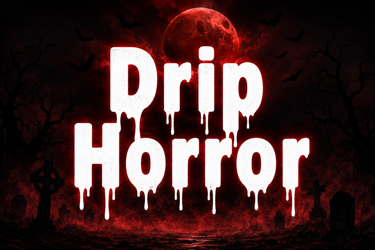 Drip Horror, a Slab Serif Font by Wow Magic (Photo 4 of 6)