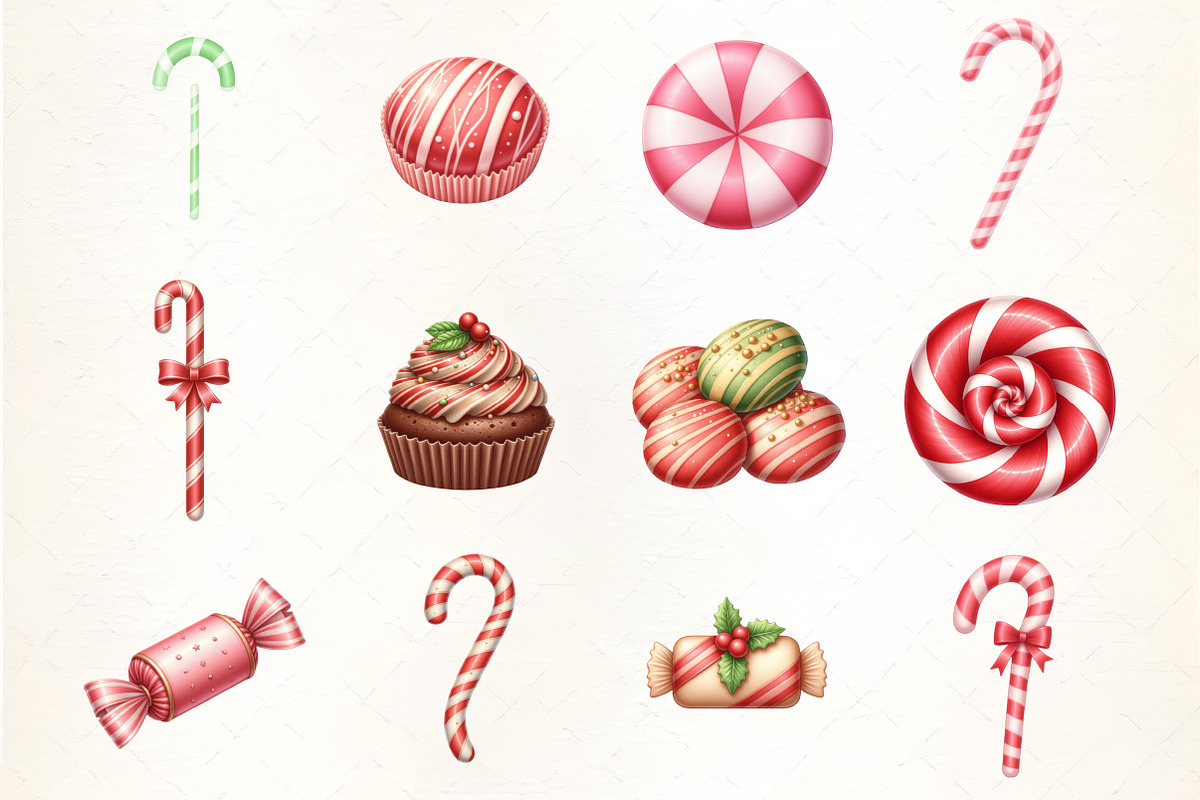 Festive Candy Clipart, an Illustration by CrexoraLab (Photo 4 of 5)