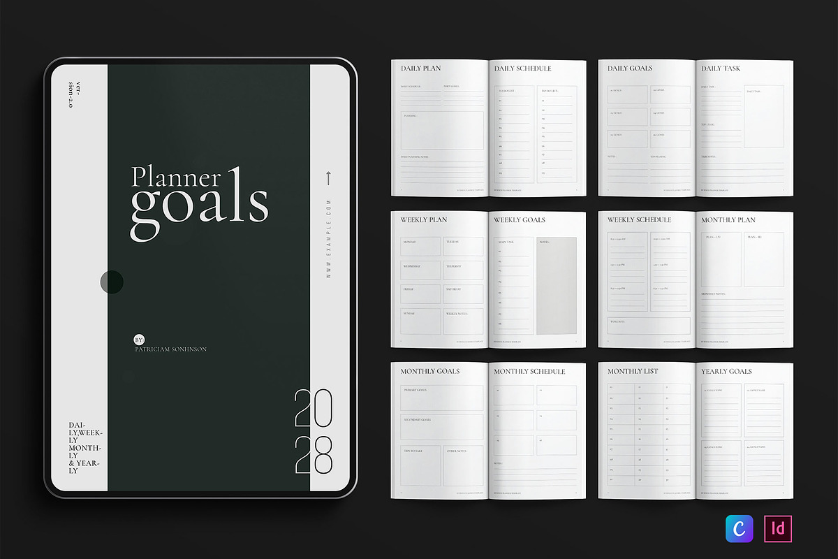 Planner Template, a Brochure Template by E-Type (Photo 1 of 7)