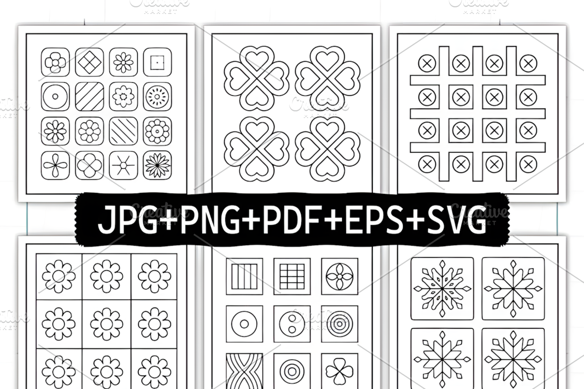 Adults - Mindful Patterns Book, a Decorative Illustration by Ink Gallery (Photo 2 of 9)