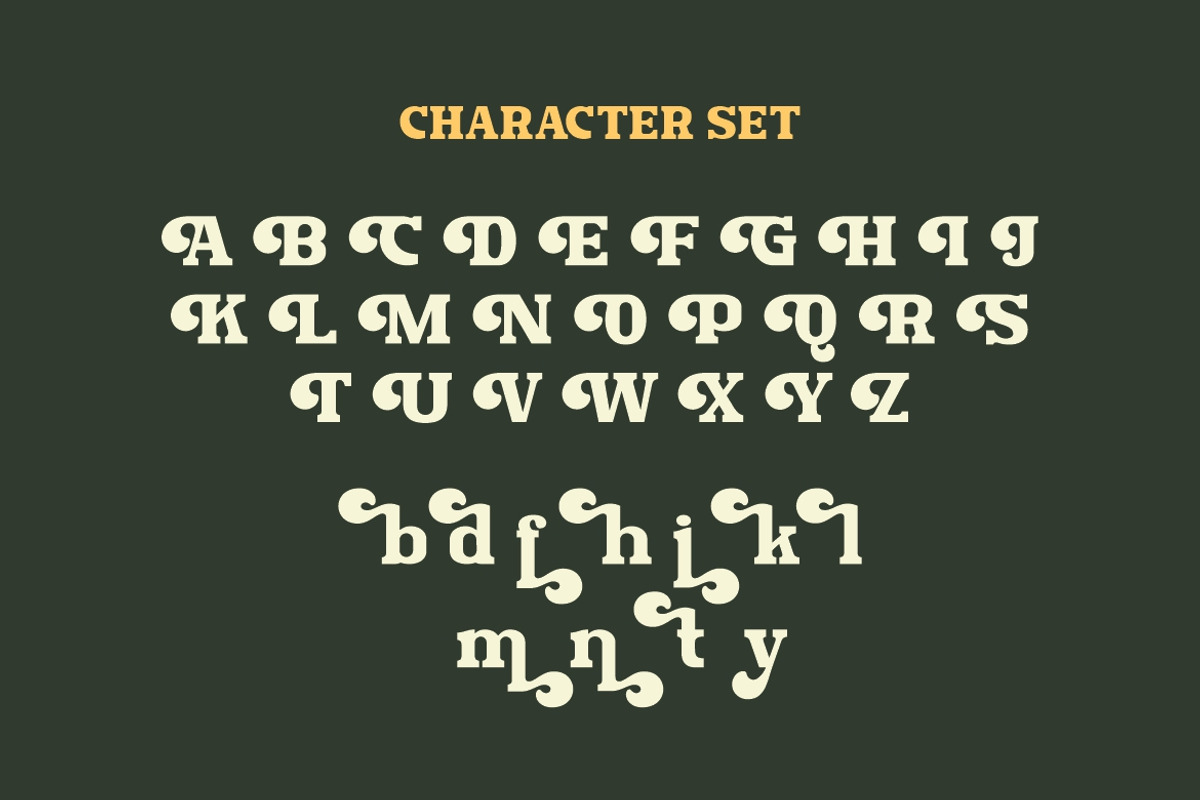 Rush Funky - Retro Serif Font, a Serif Font by HansCo Studio (Photo 9 of 11)