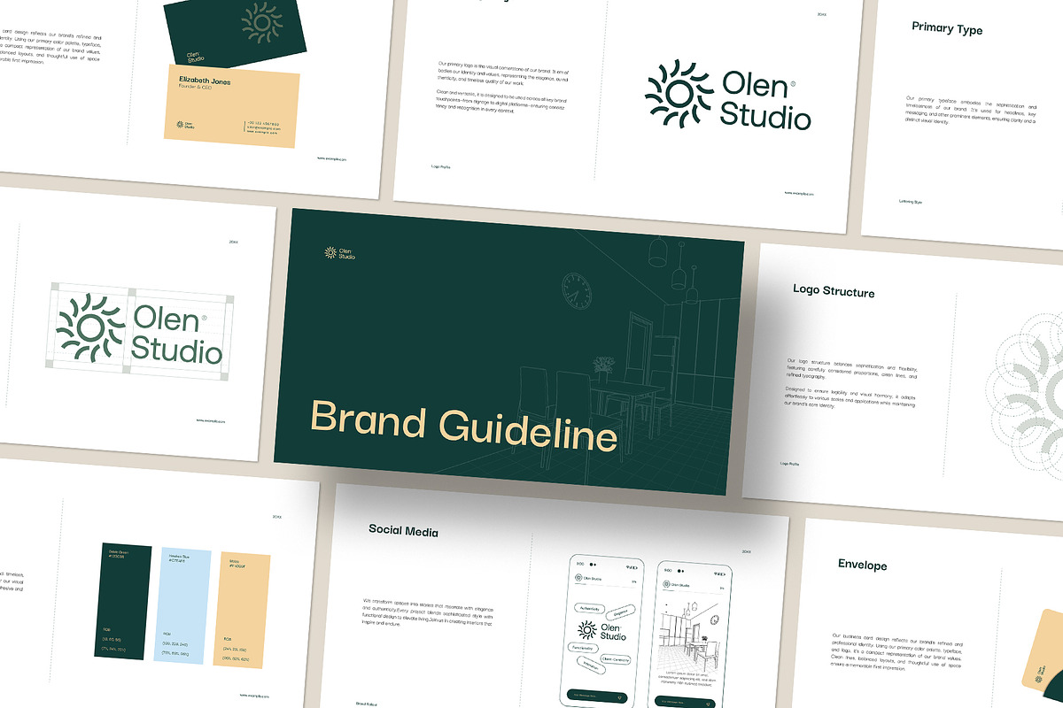 Brand Guidelines Template, a Branding & Logo Template by graphypix (Photo 6 of 7)