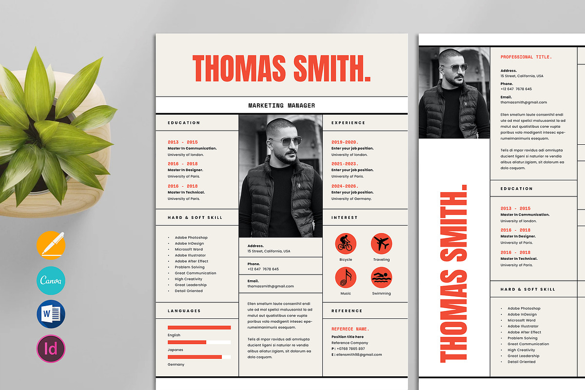 Resume Bundle, a Resume Template by Occy Design (Photo 12 of 28)