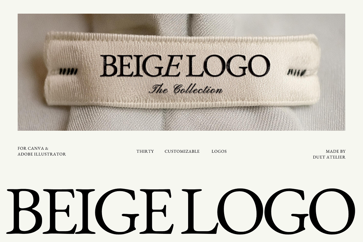 BEIGE | Logo Collection, a Branding & Logo Template by Duet Atelier (Photo 12 of 12)
