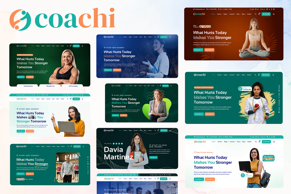 Multipurpose Coach HTML5 Template, a HTML Template by youtoview